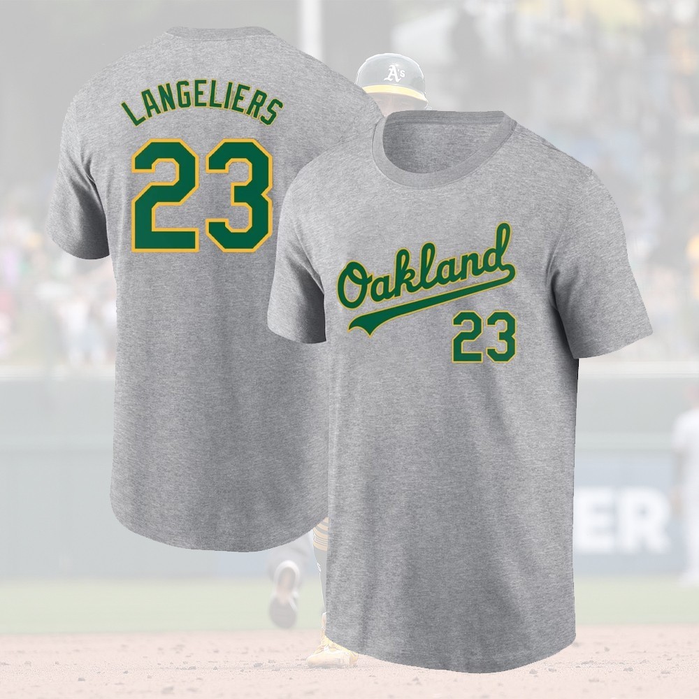 HOT! Shea Langeliers #23 A.thle.tics Team 2026 Name and Number Gift For Fan gallery