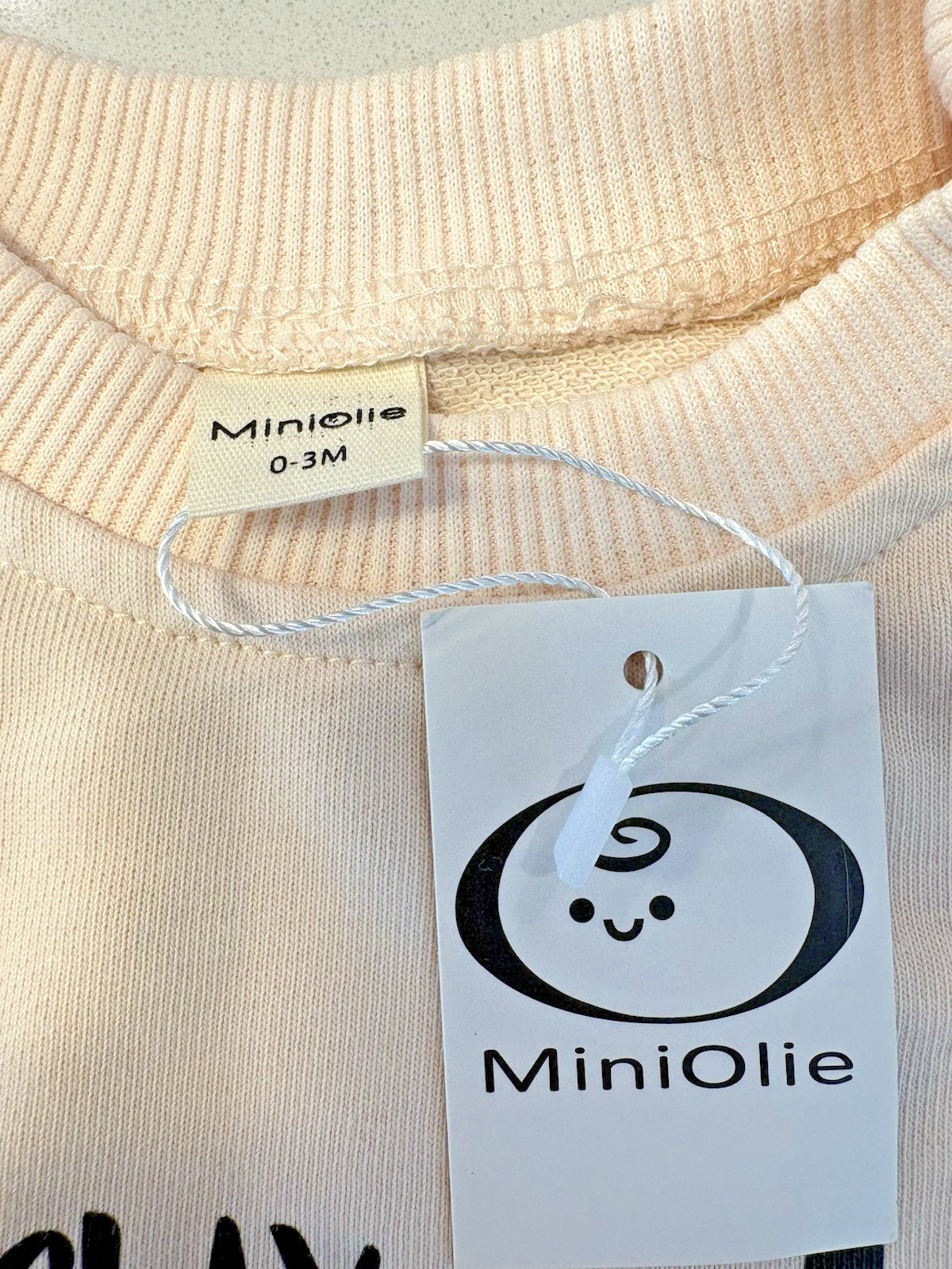 Miniolie Baby Sweatshirt - Relax My Mom Is A Nurse 0-3M NWT gallery