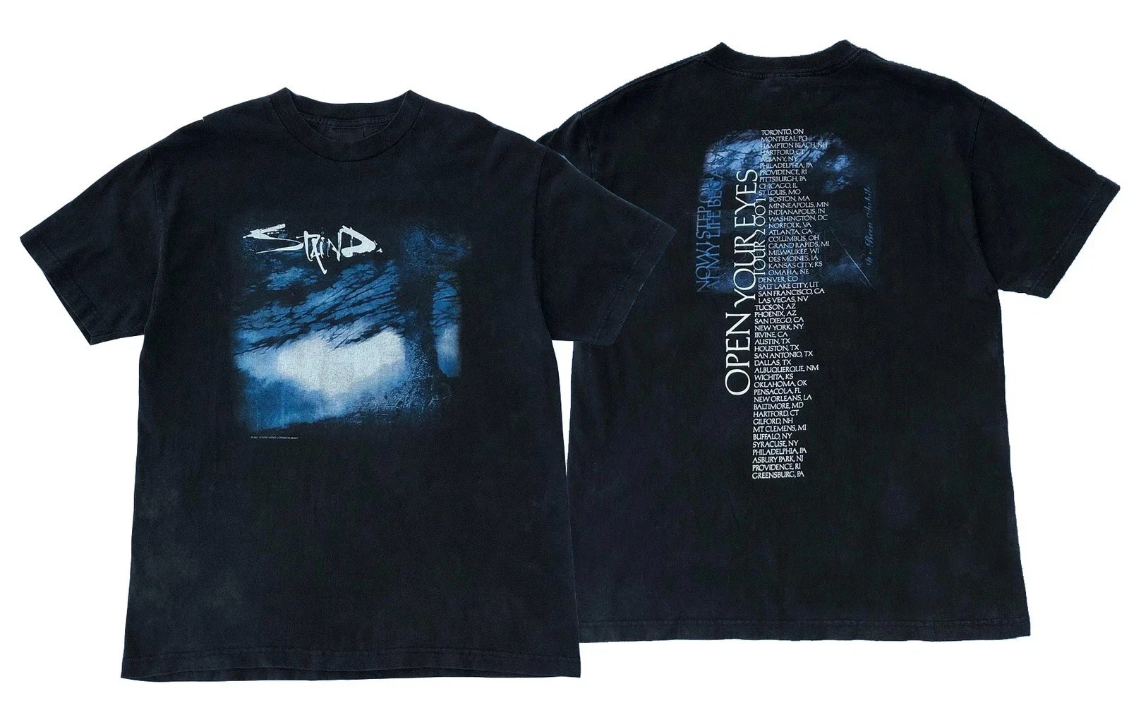 NEW Staind Open Your Eyes Tour 2001 Tour Y2K Graphic Cotton Shirt S-5XL gallery