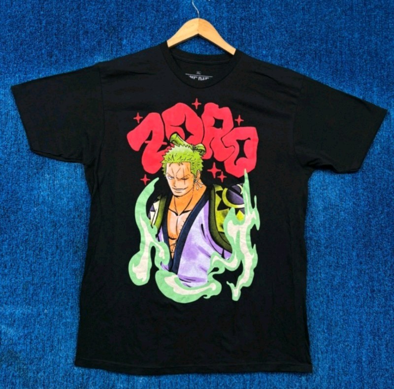 One Piece Zoro Anime T-Shirt Size Extra Large gallery