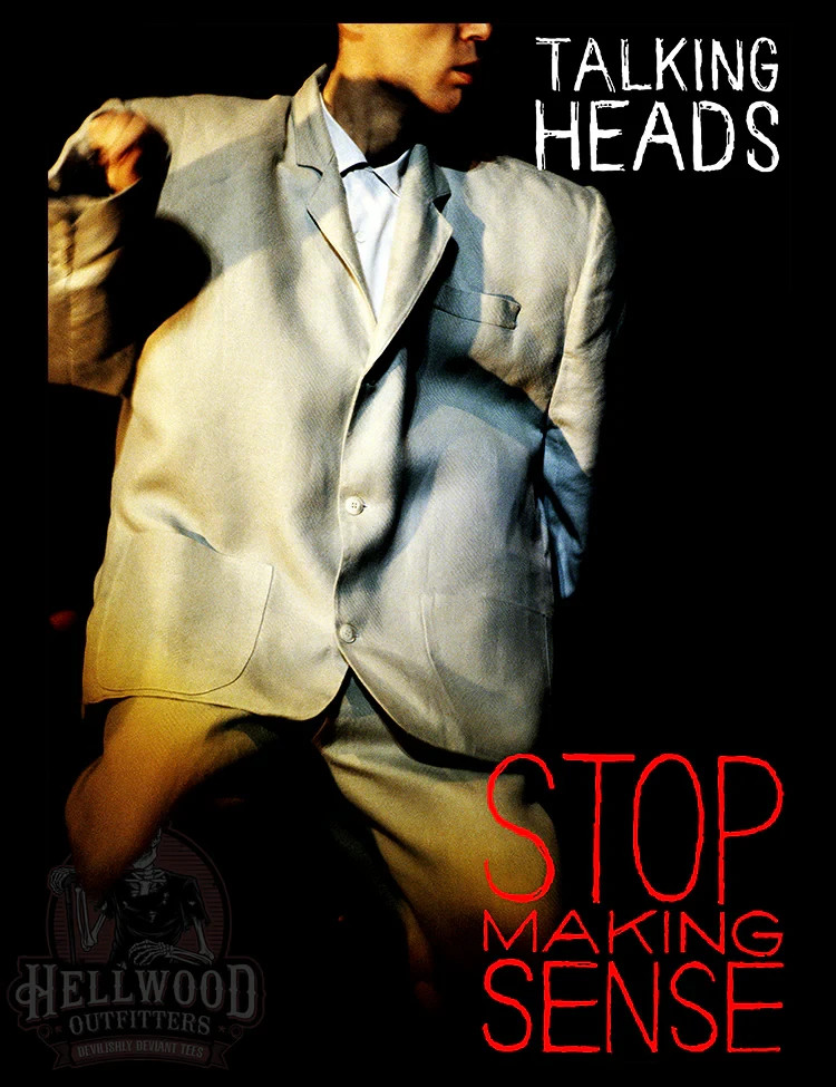 Talking Heads Stop Making Sense Black Cotton T-Shirt L417