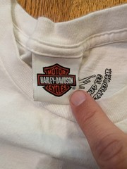 Harley-Davidson Motorcycles Chandler Arizona White T-Shirt Size Large