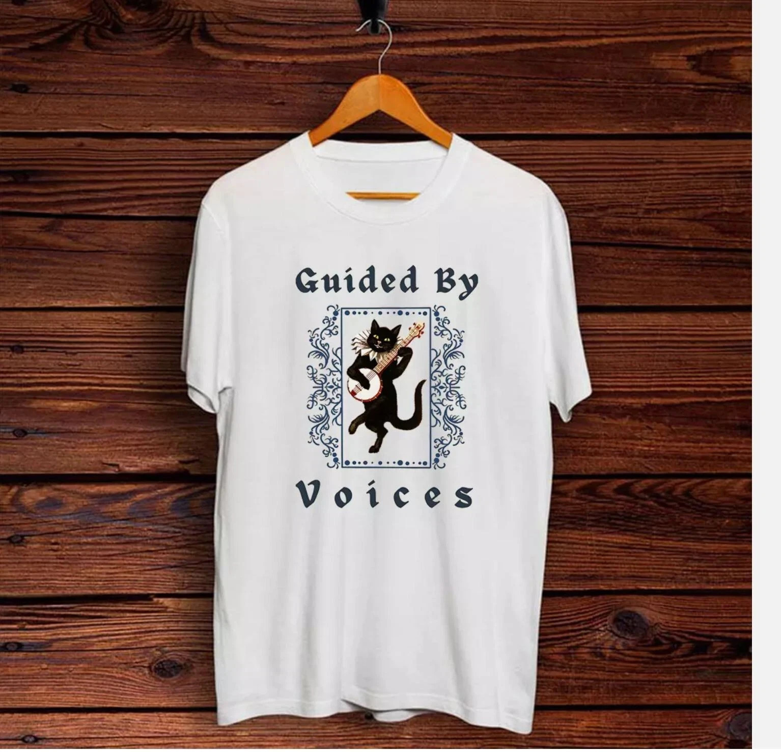 NEW BAND Guided By Voices T Shirt White men Size S-5XL TH407