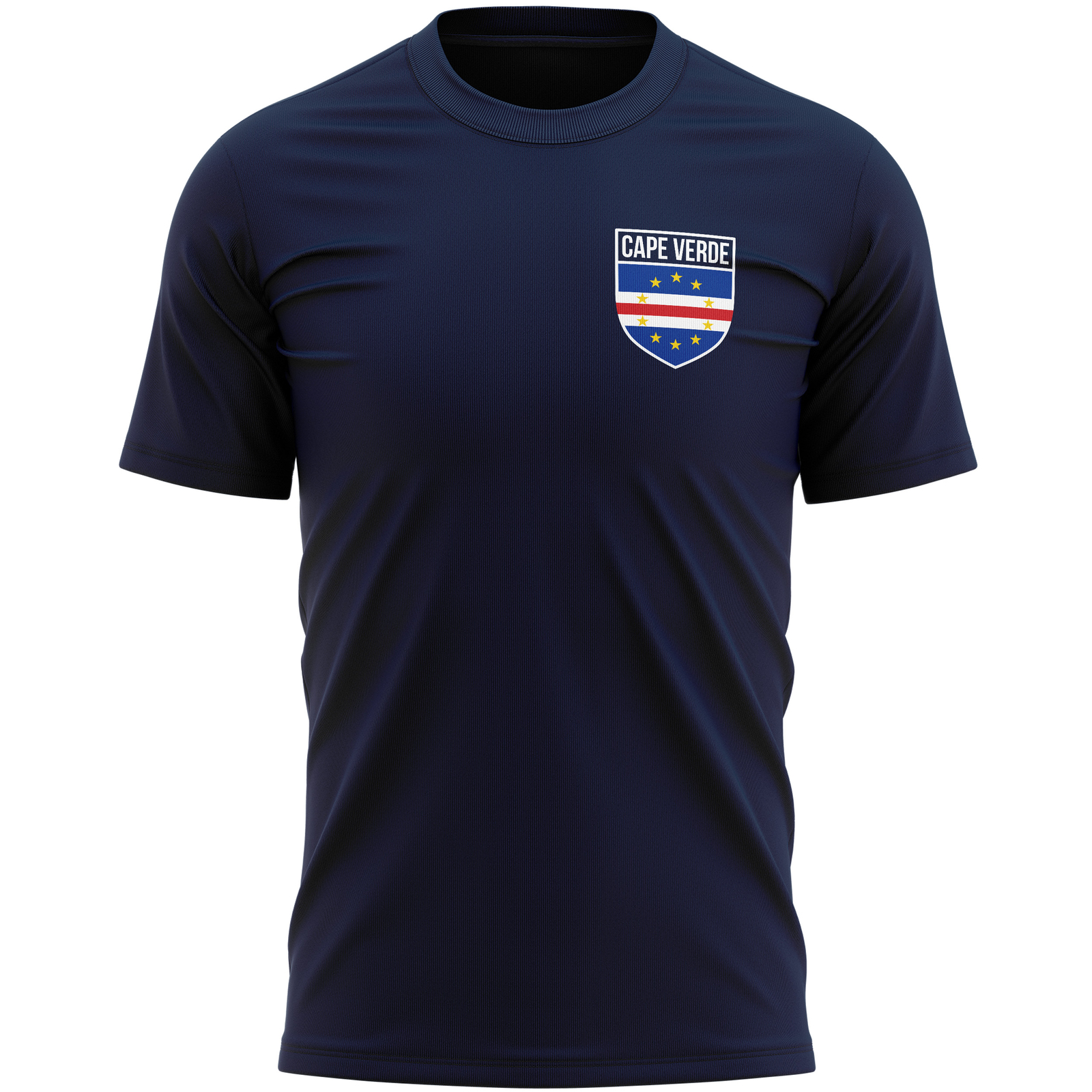 Cape Verde Badge Mens T Shirt shirt Football Sports Event Him Soccer Footy Te…