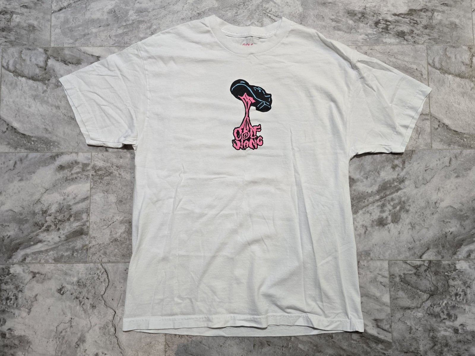Golf Wang Bubble Gum Tee T-Shirt White Mens Sz Large
