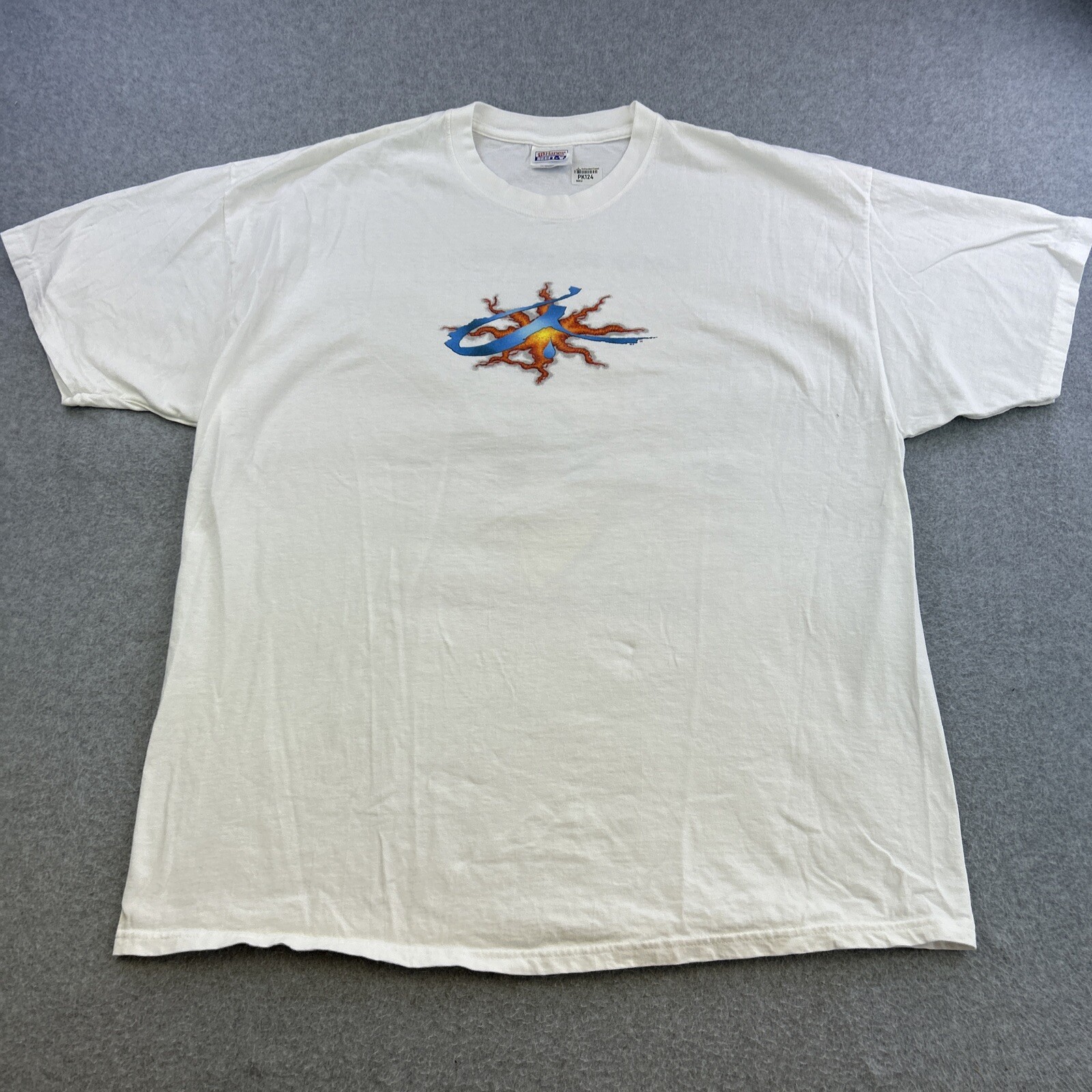 Vintage Aquatic Addiction Shirt Mens 2XL White Graphic Print Short Sleeve Adult gallery
