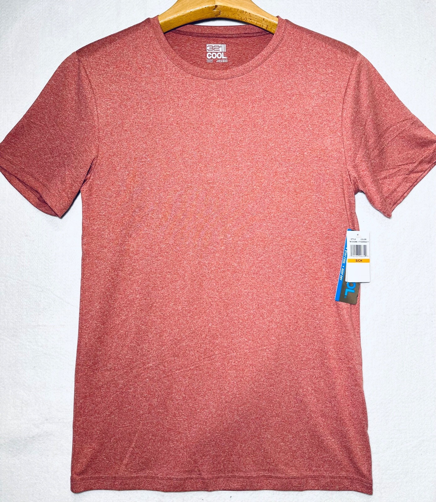 32 DEGREES Men's T-Shirt Quick Dry Soft Stretch Crew Neck Anti Odor / Static NWT gallery