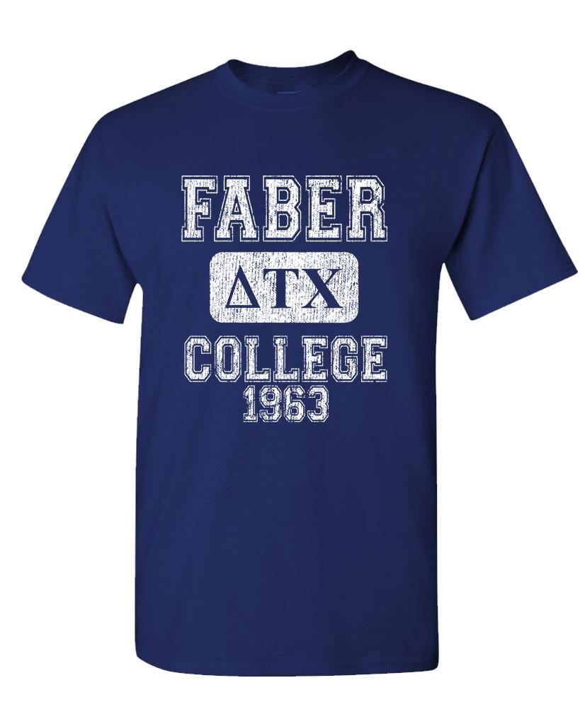 FABER COLLEGE - delta tau chi belushi house - Mens Cotton T-Shirt gallery