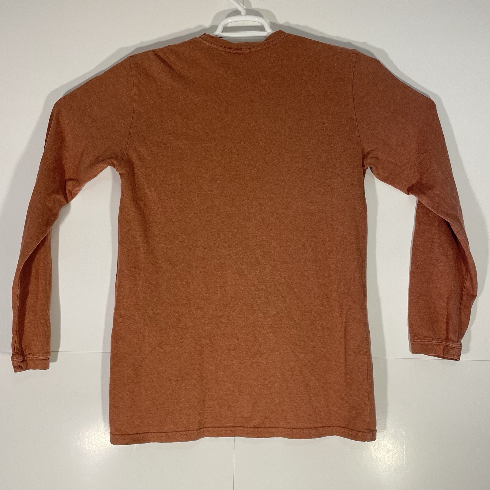 Jungmaven Pocket T Shirt Burnt Orange Long Sleeve Hemp Organic Cotton Men Medium gallery
