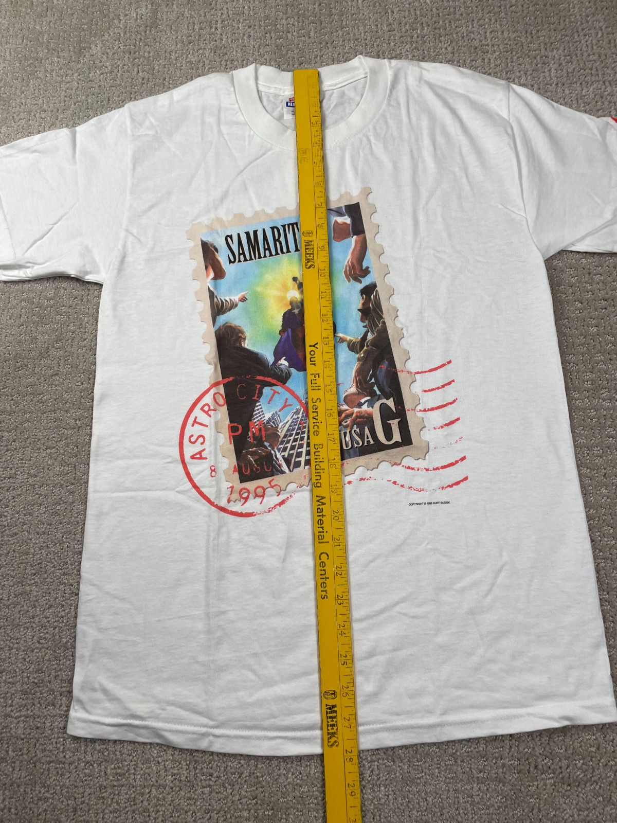 VTG Astro City Samaritan 1995 Graphitti Comics Kurt Busiek Alex Ross T Shirt S gallery