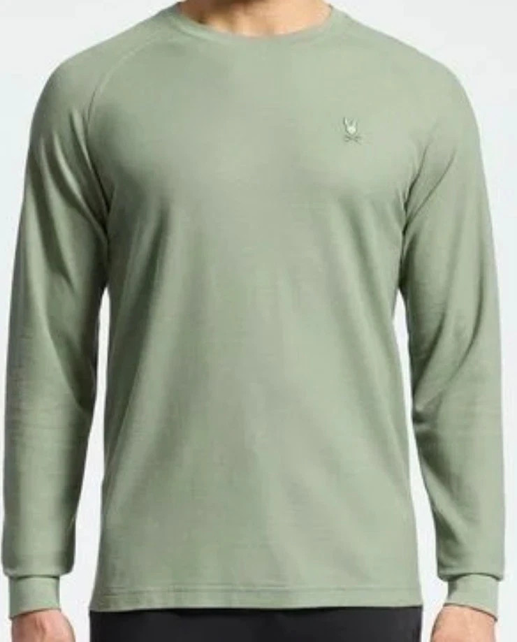 Psycho Bunny Men's Long Sleeve Taylor Pique Tee Shirt 6-L Sea Spray Embroidery gallery