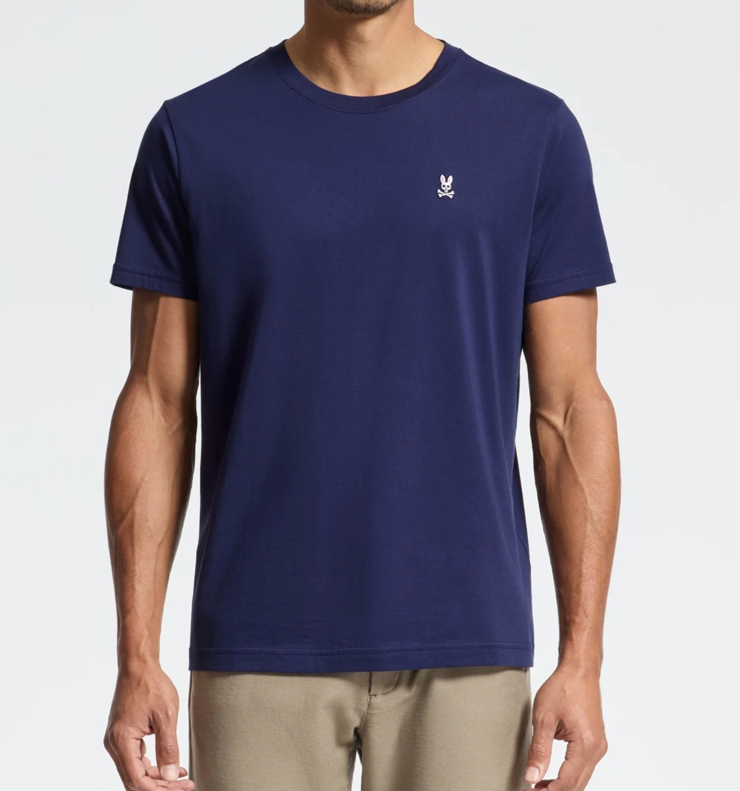*NEW* Men Psycho Bunny CLASSIC CREW NECK TEE Evening Blue (B6U014CRPC 419) 👍 gallery