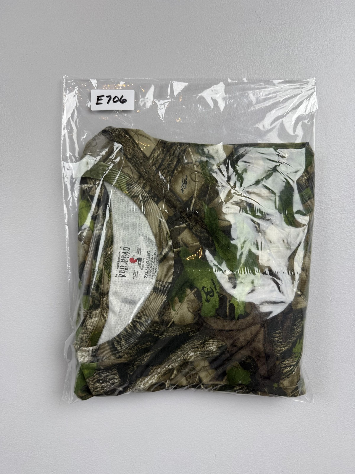 RedHead Shirt Mens 2XL Green Camo Short Sleeve Hunting Tee Tagless Outdoor gallery