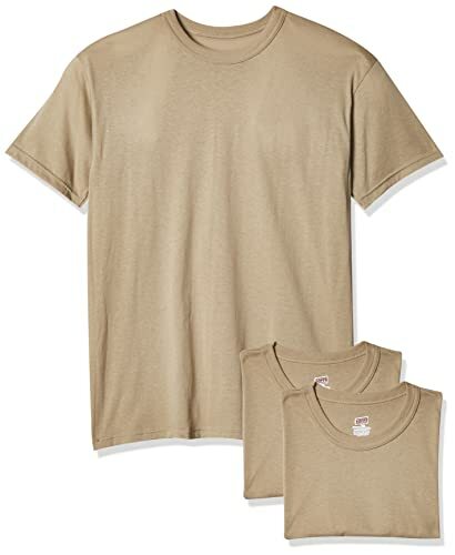 Soffe Men's 3 Pack Short Sleeve - USA Made Poly/Cotton Military Tee gallery