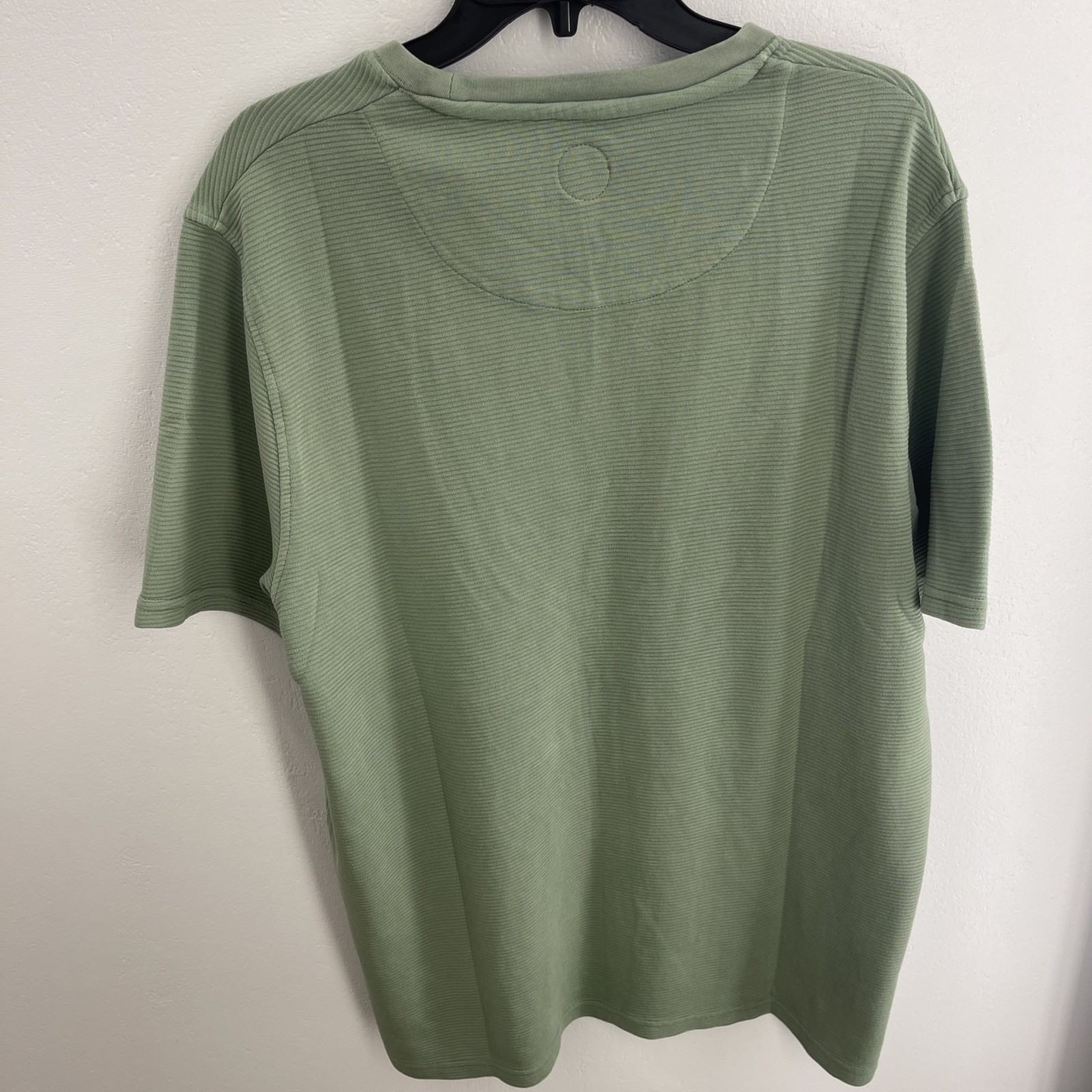 Common People Ottoman Texture Shirt Garment Dye Relaxed Fit Green L Ribbed Sleek gallery