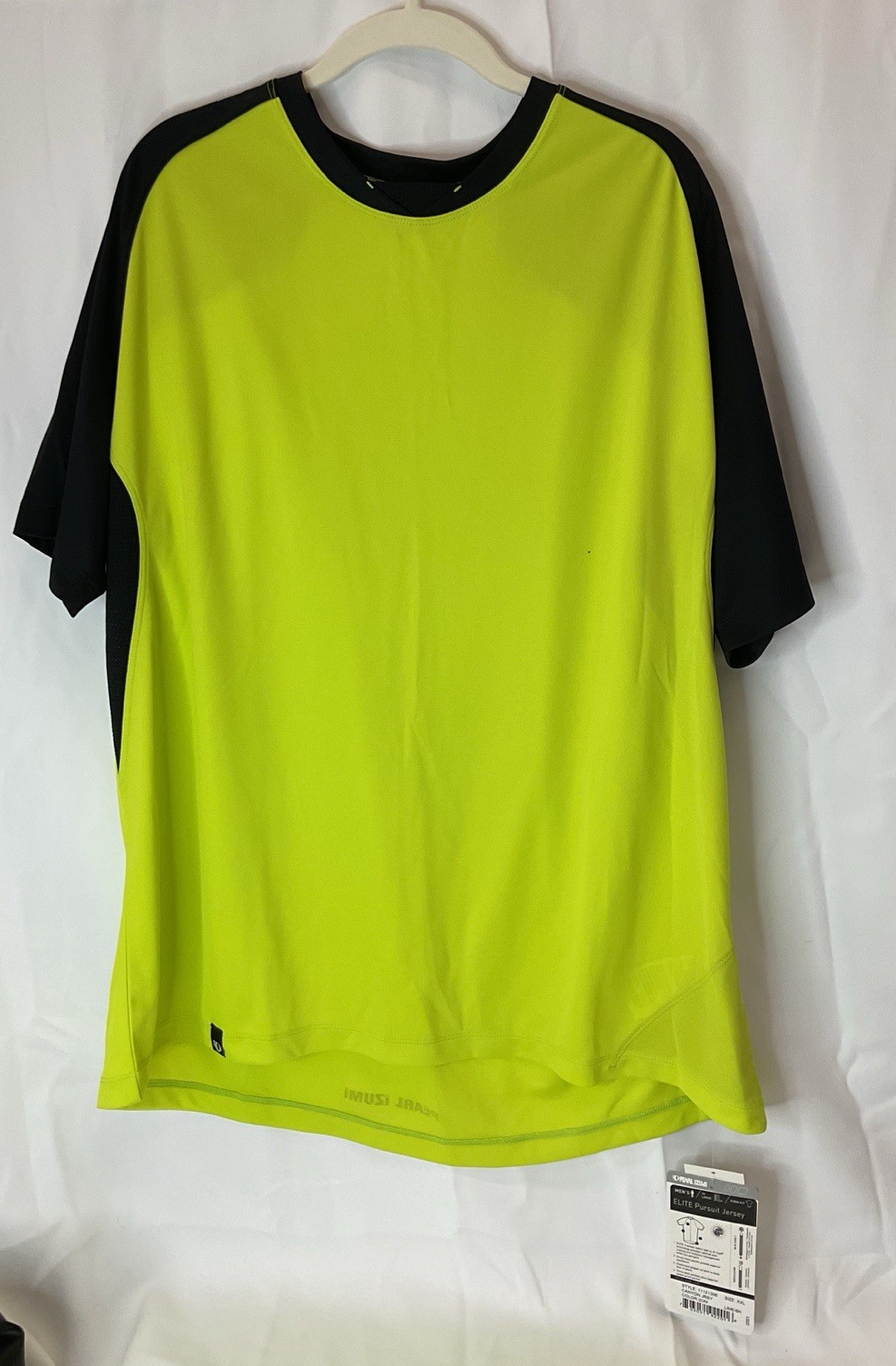 NWT Pearl Izumi Canyon Top Shirt Sleeve Tee Neon Green Mens 2XL gallery