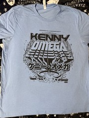 Kenny Omega “Goodbye And Goodnight” Top Rope Tuesday Variant Blue Tshirt Size XL