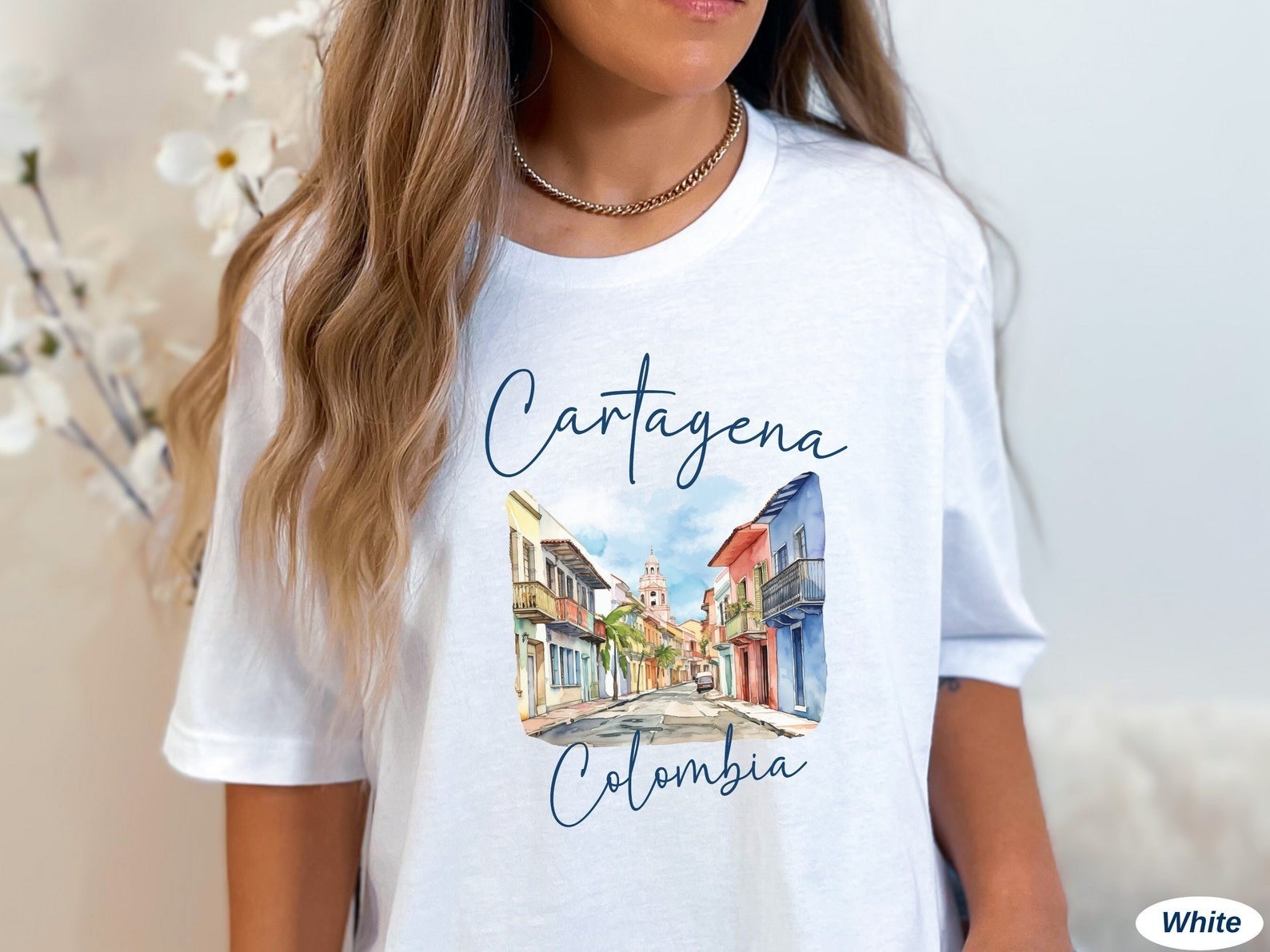 Cartagena T-Shirt Travel Gift for Colombia Trip Lovers Souvenir Tee