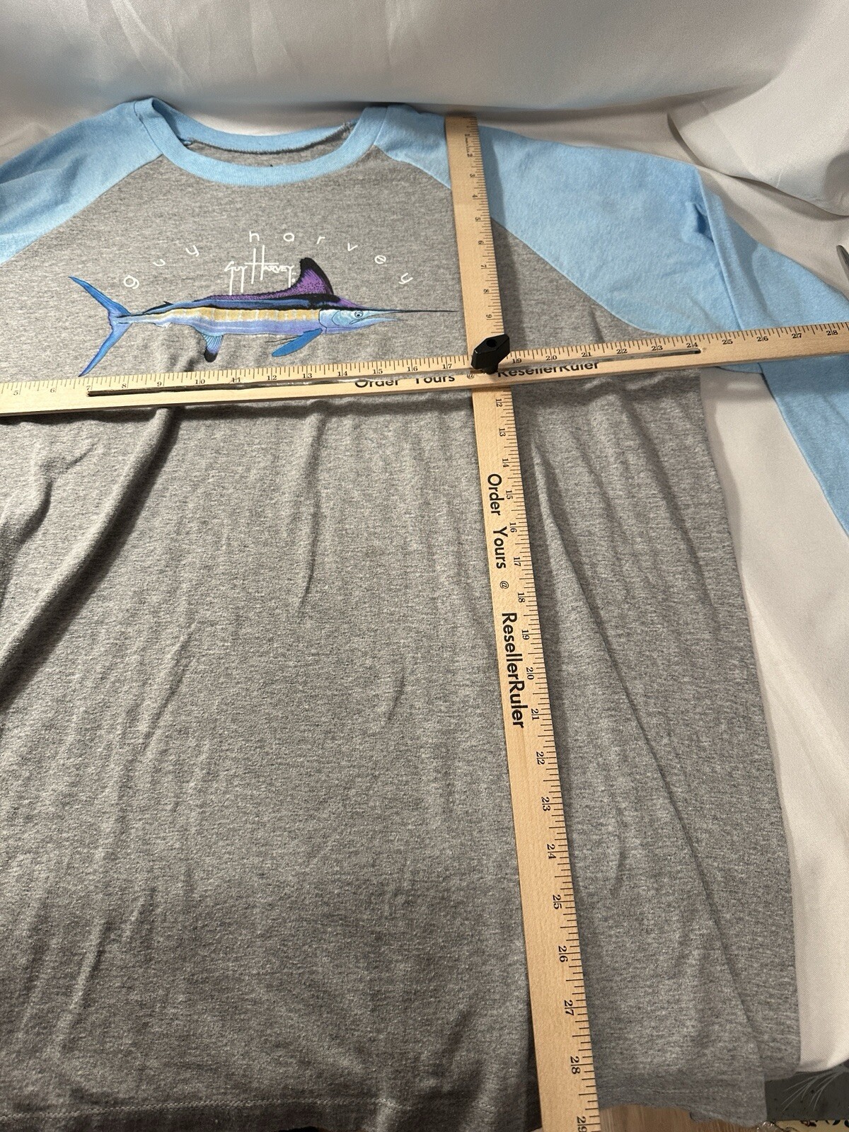 Guy Harvey Saltwater Fishing Graphic TShirt 2XL Swordfish Big Game Long Sleeve gallery