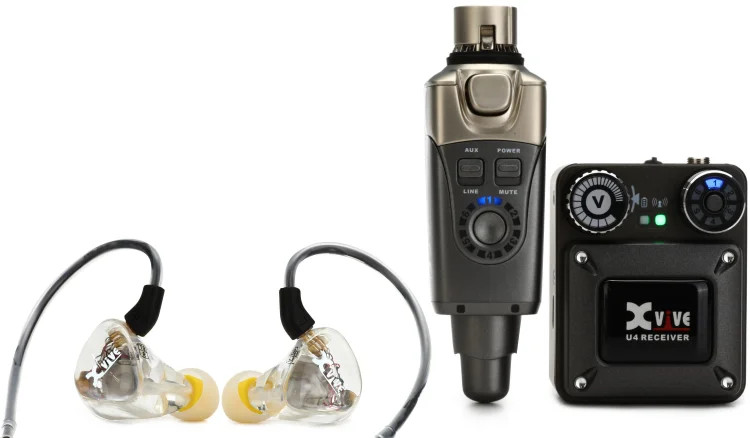 Xvive U4 Wireless In-ear Monitoring System with T9 Earphones