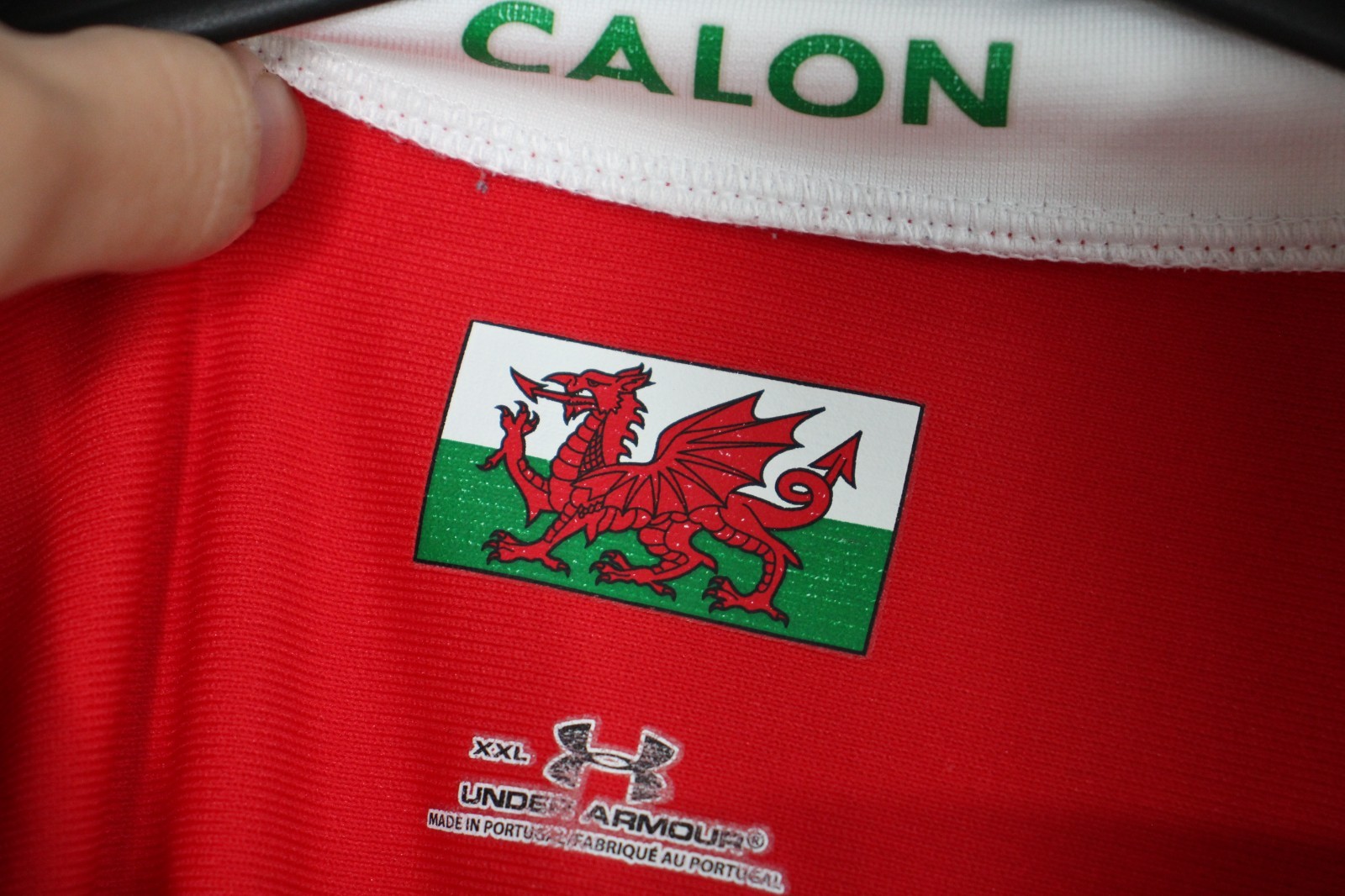 Under Armour Mens 2XL WRU Calon Brains SA Rugby Jersey Shirt N1390 gallery
