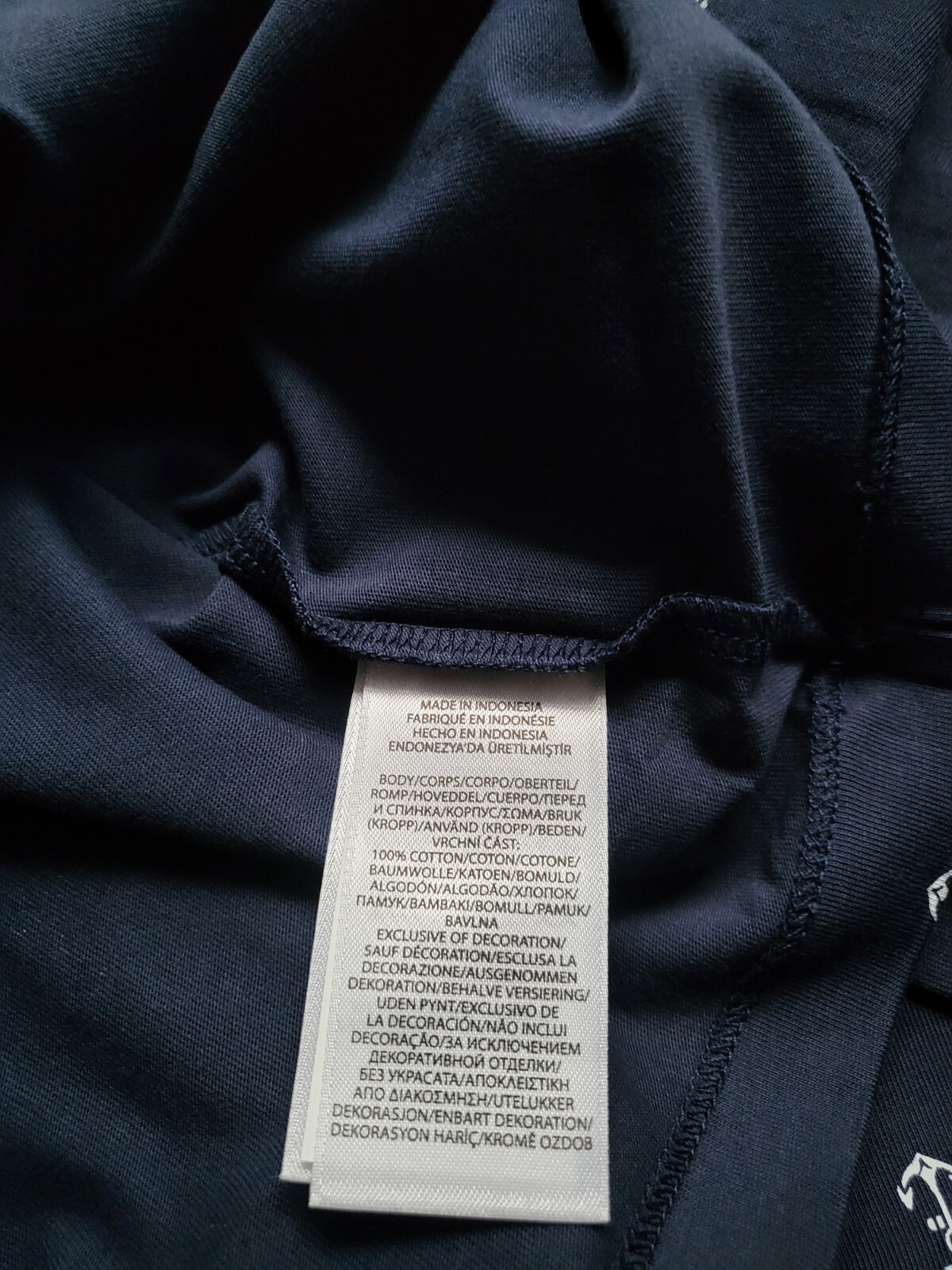 Men`s POLO RALPH LAUREN crew neck T-shirt Classic Fit Size L XL 2XL Navy Blue gallery