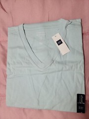 Gap Sky Blue V Neck T-shirt XL