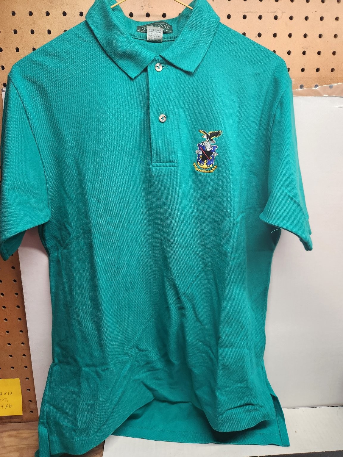 Outer Banks Men's Teal Polo Shirt M 100% Combed Cotton Collared gallery