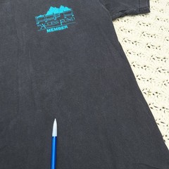 Vtg Access Fund Rock Climbing Nature Preservation Graphic T Shirt Black – Small