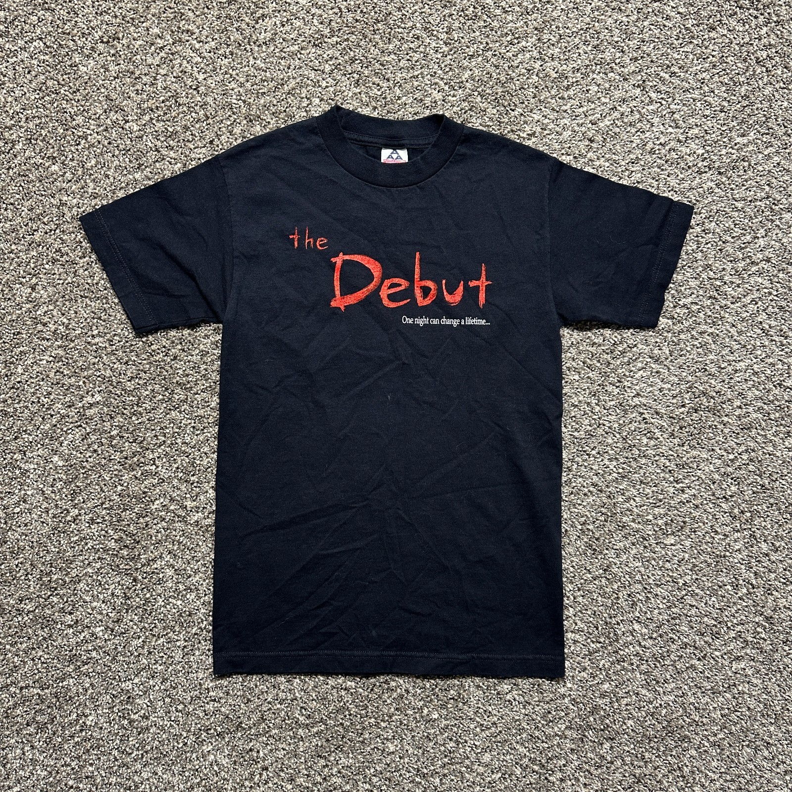 Vintage The Debut Movie Promo T-shirt Size S Black Y2K Filipino Indie Film