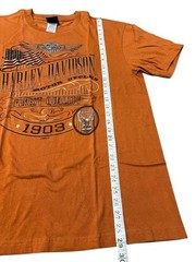 Harley Davidson Shirt XL Springfield, IL American Flag Finest Quality 1903 USA