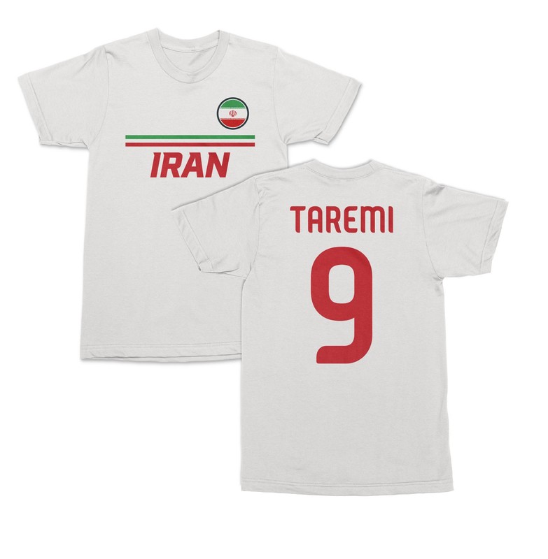 Iran Soccer Fans Taremi 9 Jersey Style Unisex T-Shirt
