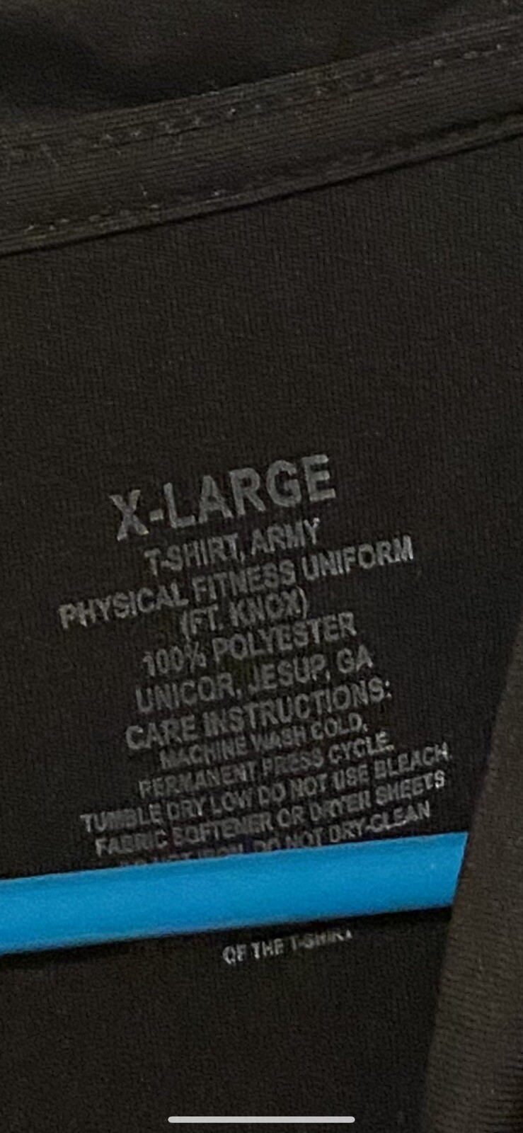 Go Army T Shirt Size XL Black Dri fit physical fitness ft knox gallery