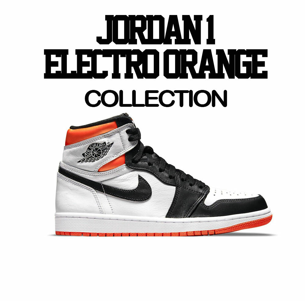 Shirt Match Jordan 1 Electro Orange Shoes - Daily Routine Tee gallery