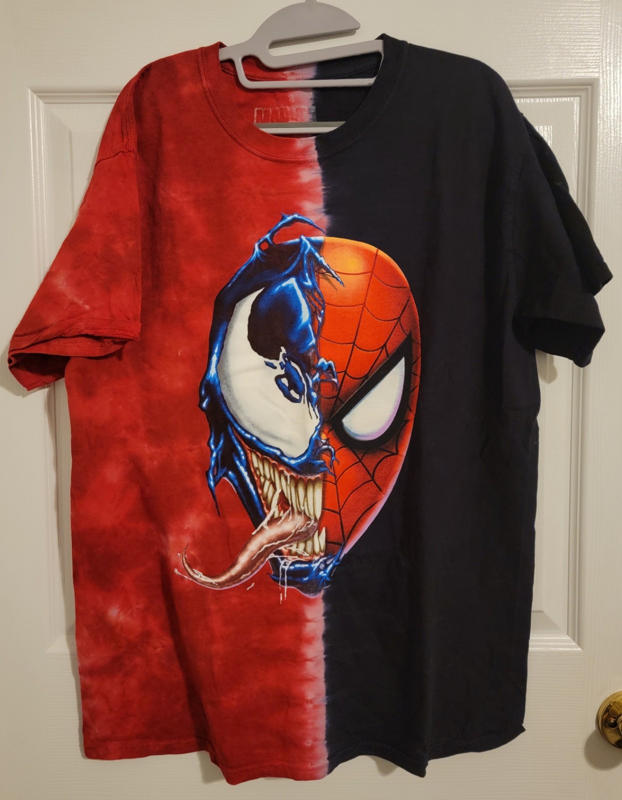 SPIDER MAN Spiderman Tie-dye Pattern Character Print T-shirt Men's No Size Tag gallery