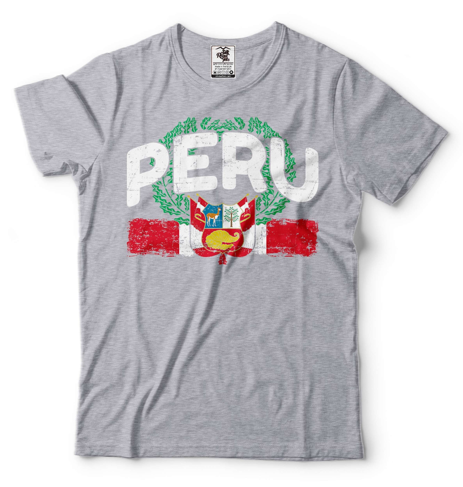 Mens Peru Shirt Peru Patriotic Flag Tee Peru National Shirt Peru Unisex Tee gallery