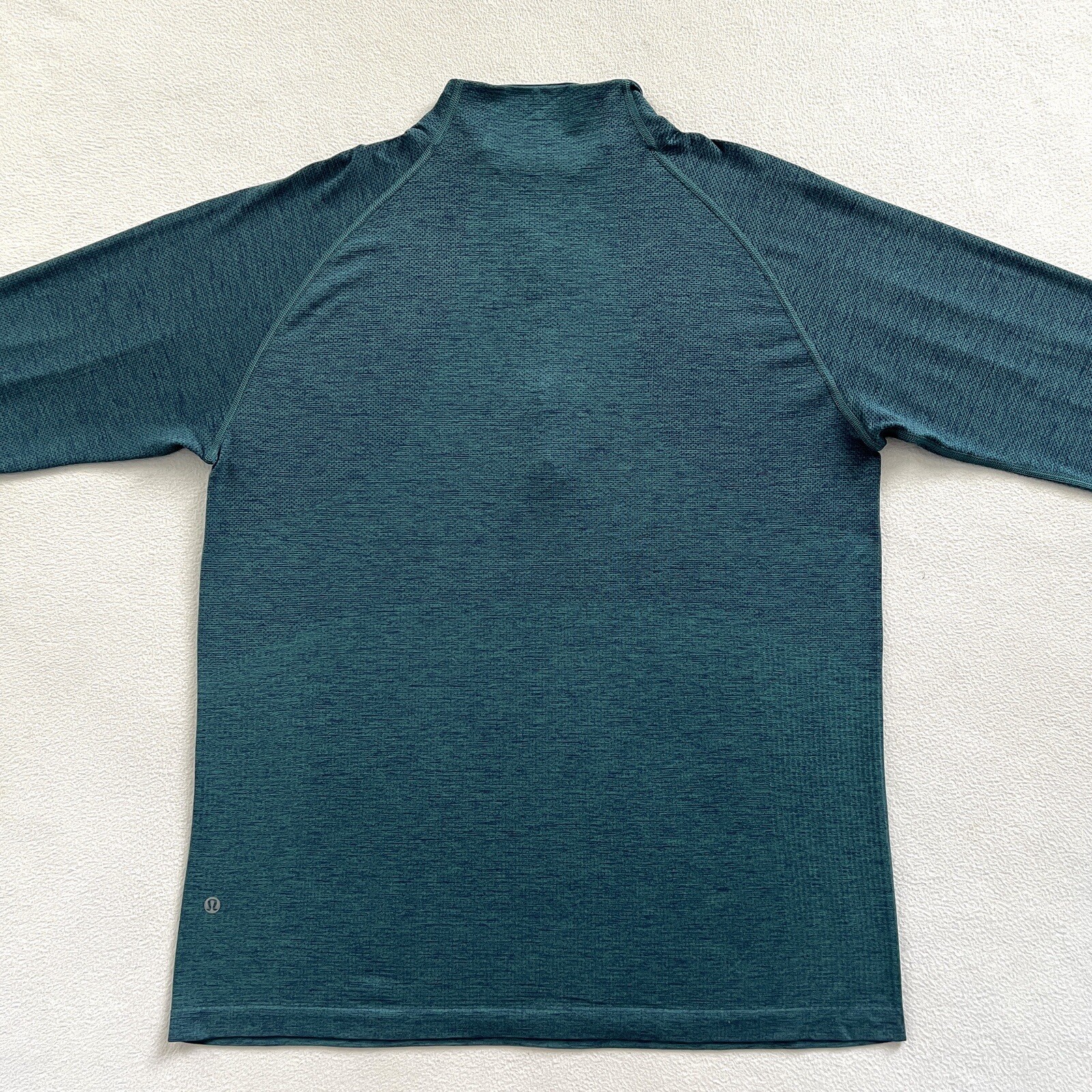 Lululemon Night Sea Deep Cove Teal Metal Vent Tech 1/2 Zip Long Sleeve Top XL gallery