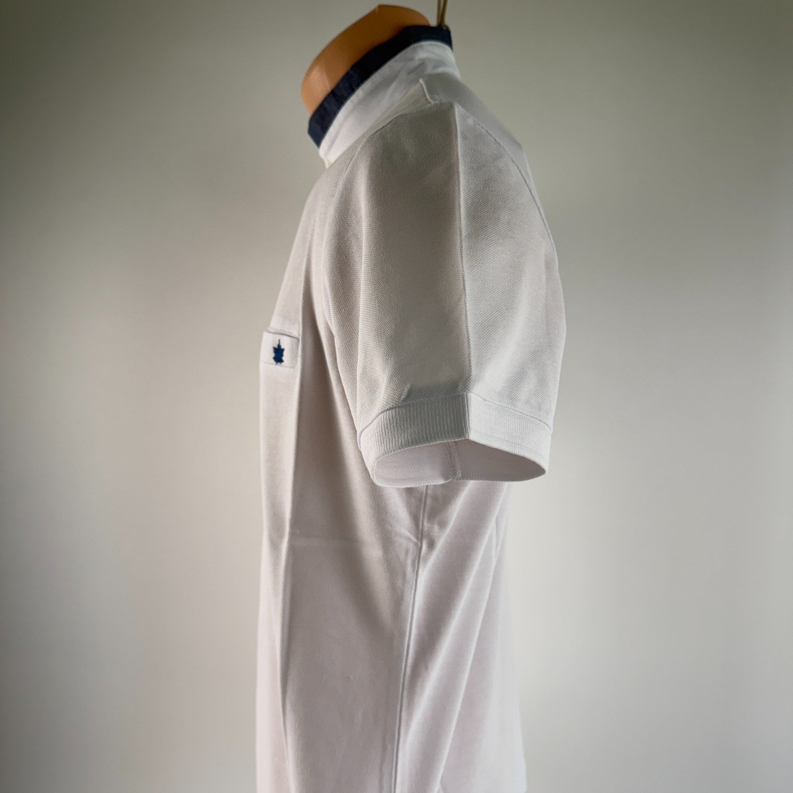 White by Nature Men 100% Cotton Short Sleeve High Neck T-Shirt White Size M NWT gallery