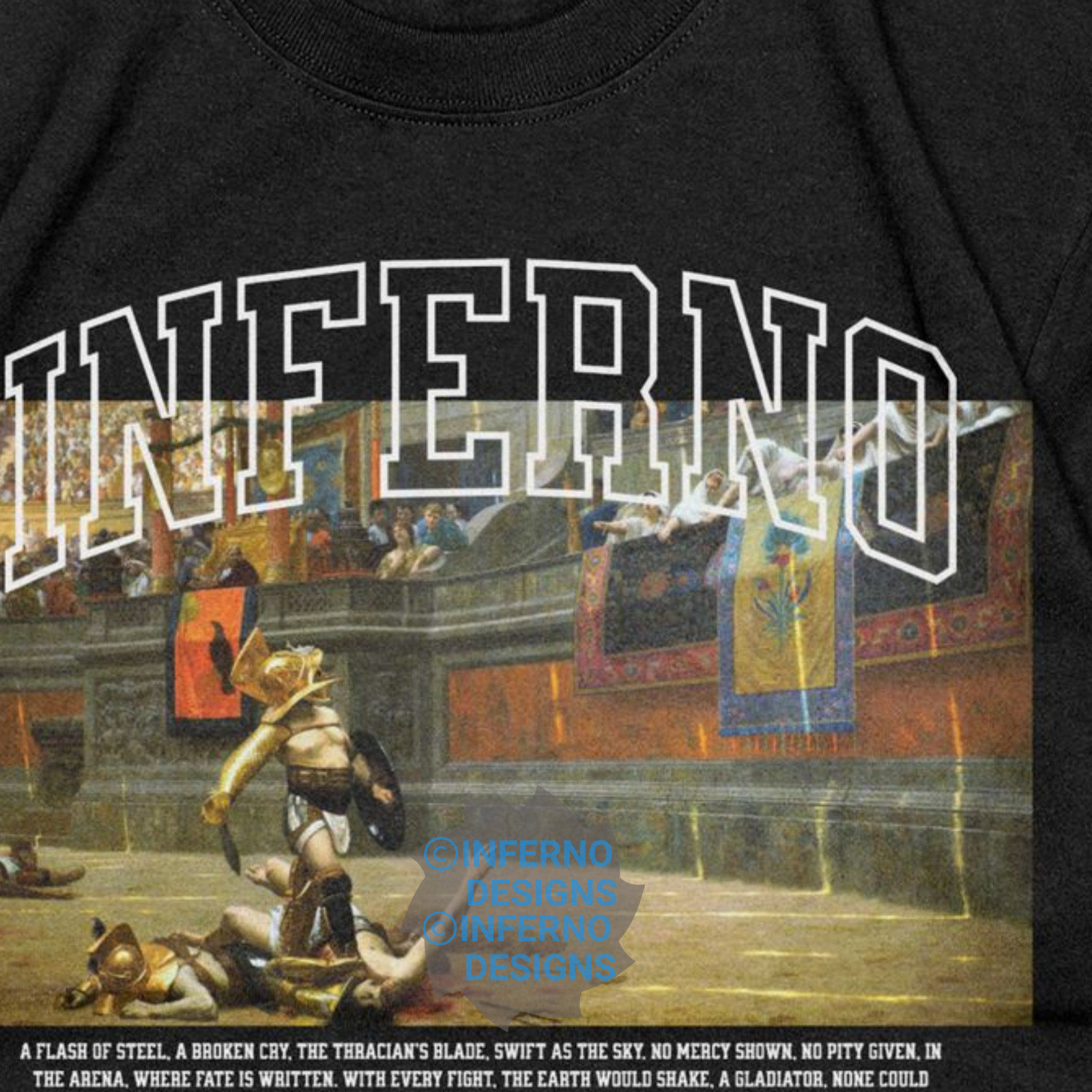 Gladiator Inferno Workout shirt, Gym tee, Pump cover, Retro, Classic art tshirt gallery