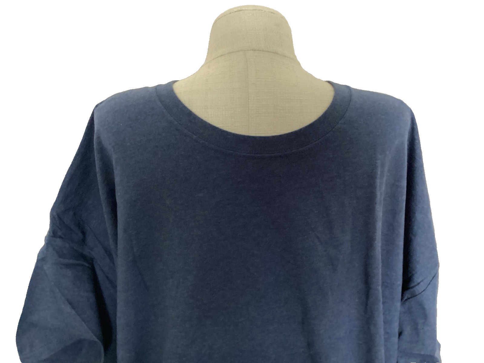 ATHLETIC WORKS Breathable Navy Blue Short Sleeve Crew Neck T-Shirt Sz L* gallery
