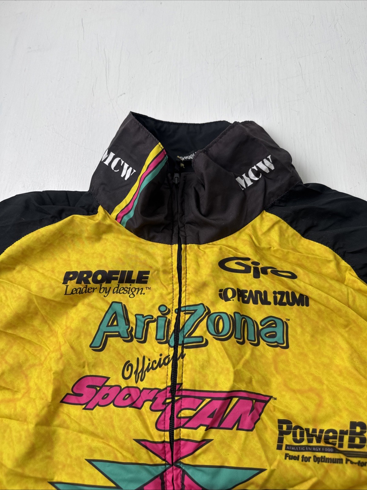 Pearl Izumi Made USA Arizona Tea Power bar Full Zip Cycling Large Matt Graham gallery