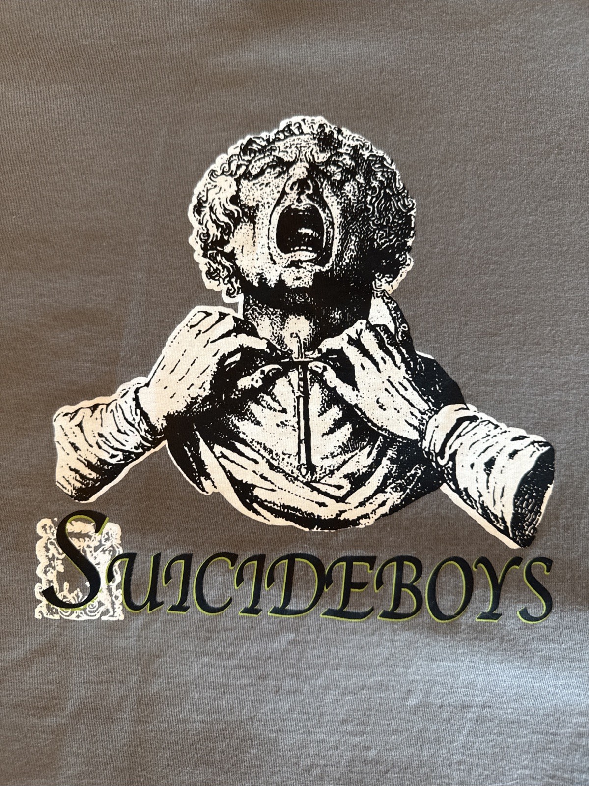 Suicide Boys G59 "Finding Shelter In My Larynx" T Shirt Mens Large Hip Hop EUC gallery