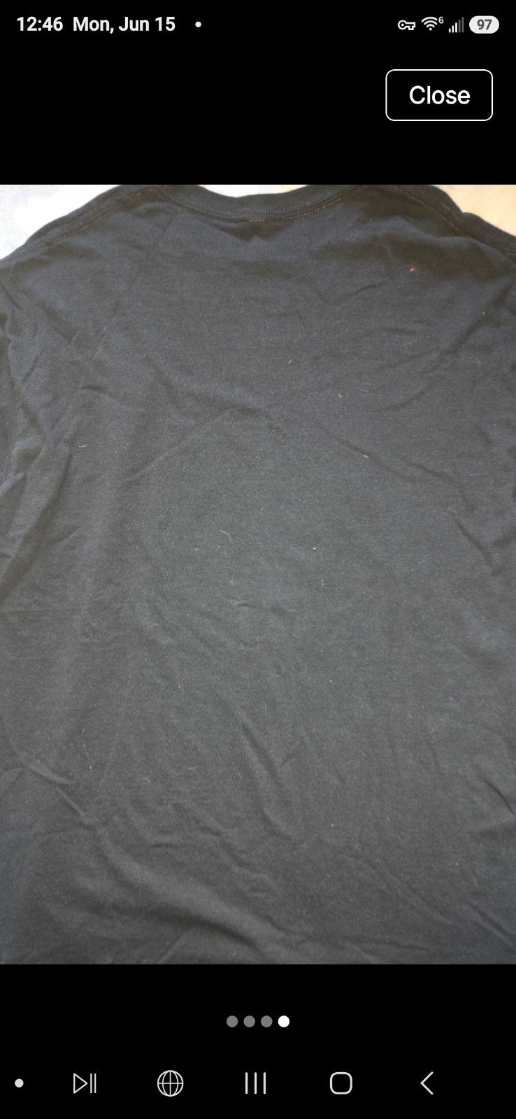 Nirvana T Shirt Black Graphic Crew Neck Classic Smiley Face Logo Blue Yellow S/M gallery