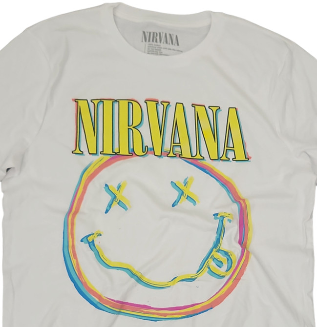 Unisex Adult Music t shirt -NIR-VANA -Heather Gray - music Tees - gallery