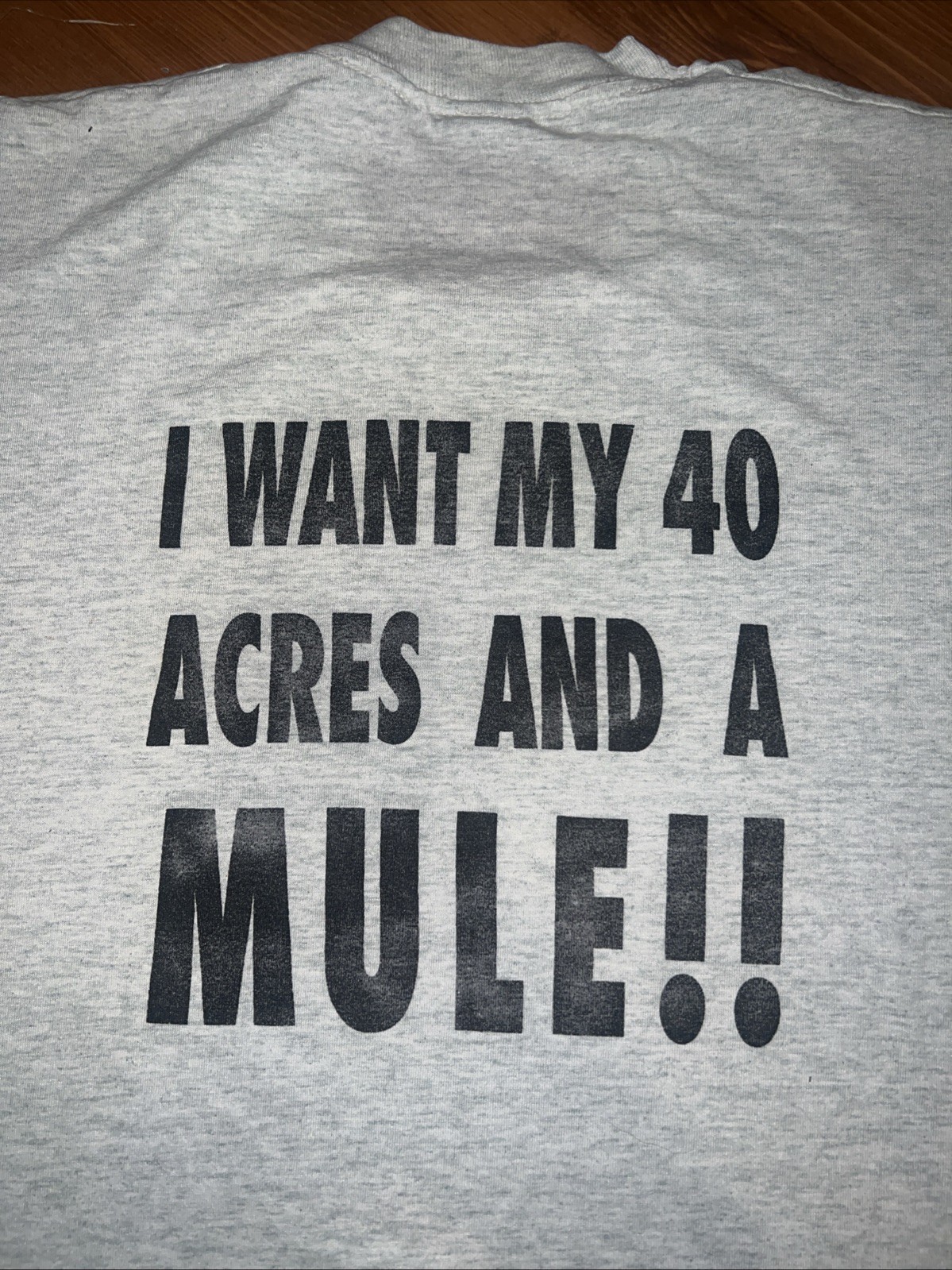 Vintage 40 Acres and A Mule Rap Hip Hop T Shirt size XL Single Stitched USA gallery