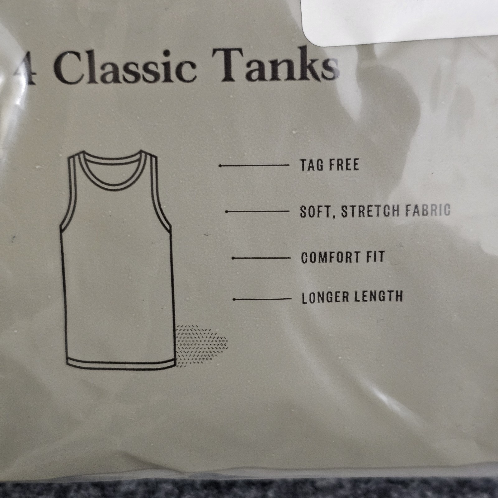 Goodfellow & Co Men's Tank Tops Lot Of 8 Black And White Size S 34/36 NIP New gallery