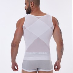 Men Chest Compression Shirt Body Shaper Posture Correct Vest Tummy Control Tops