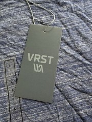 VRST Men’s Large Essential Pocket Darker Ardosia Slate T-shirt NWT Breathe UVP30