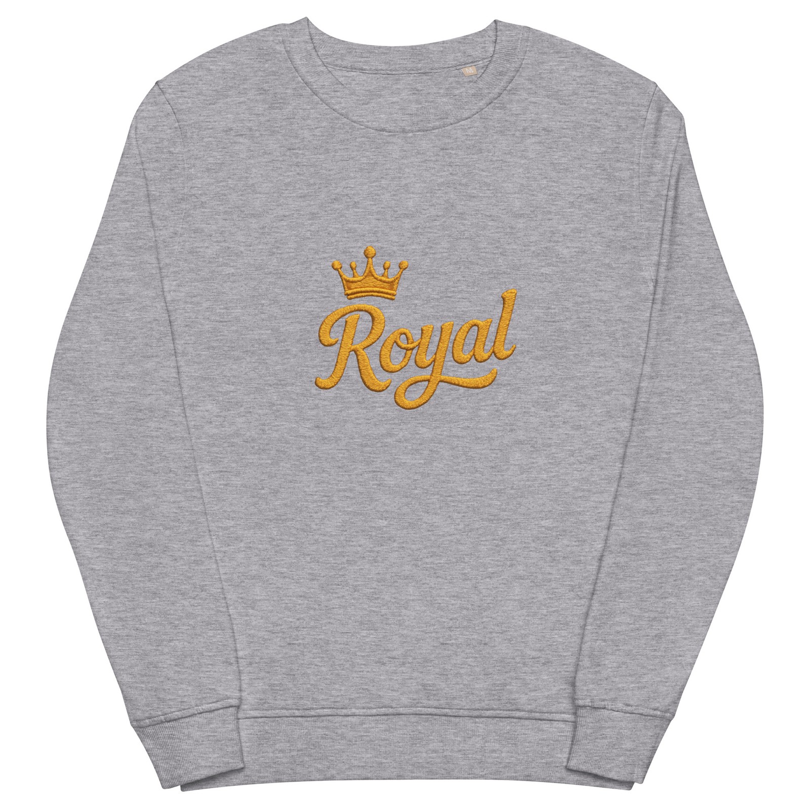 👑 Royal Embroidered-Unisex organic sweatshirt