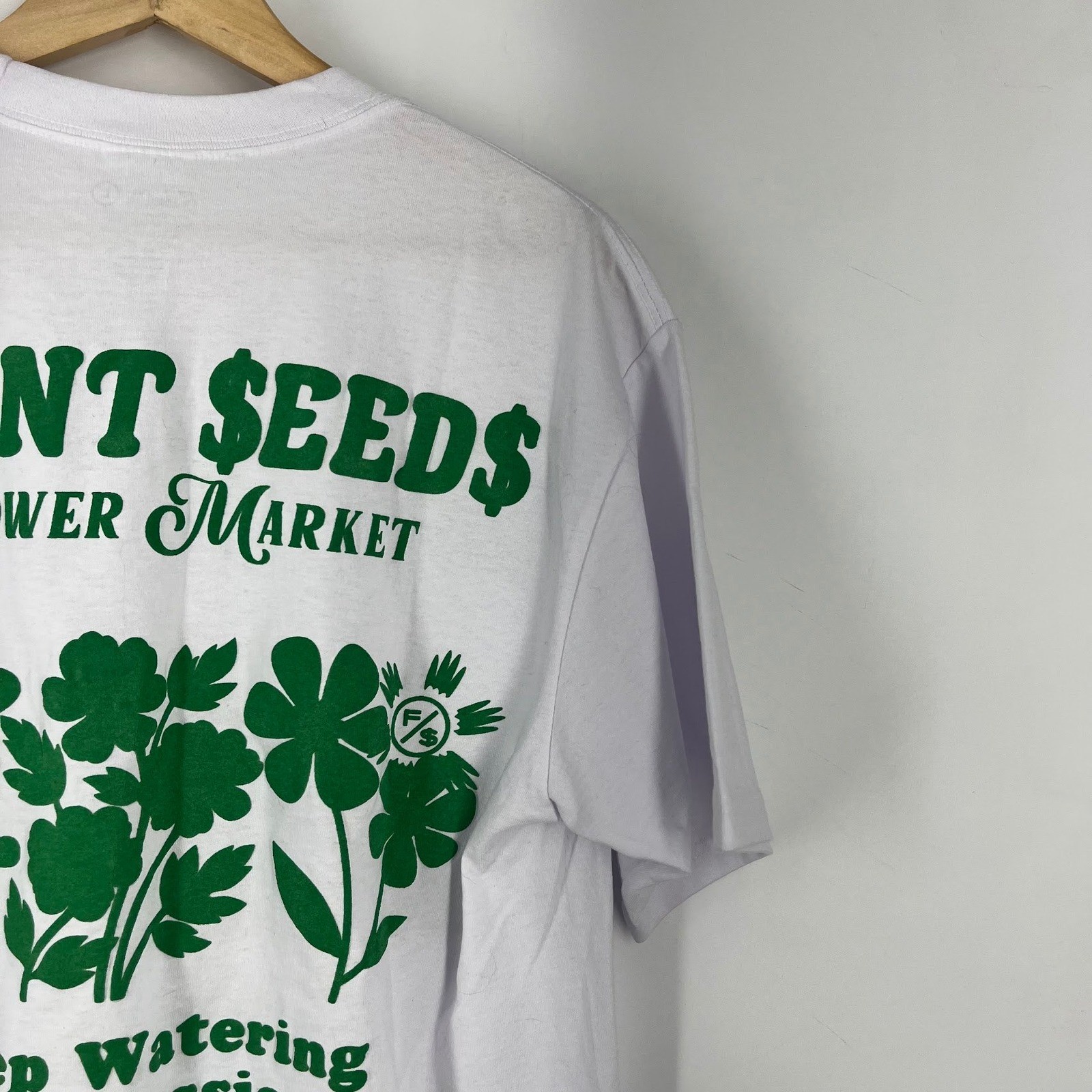 Fly Supply See The Good Plant Seeds Flower Market Miami FL Graphic T-Shirt Large gallery
